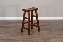 Load image into Gallery viewer, Santa Fe - Saddle Seat Stool With Wood Seat