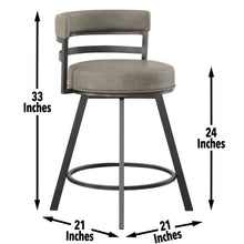 Load image into Gallery viewer, Gene - Swivel Bar Stool