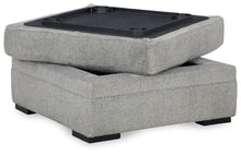 Load image into Gallery viewer, Casselbury - Cement - Ottoman With Storage