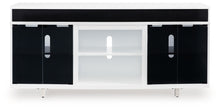 Load image into Gallery viewer, Gardoni - White / Black - XL TV Stand With Fireplace Option