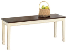 Load image into Gallery viewer, Whitesburg - Brown / Cottage White - Large Dining Room Bench