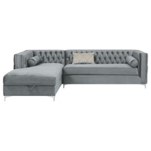 Load image into Gallery viewer, Bellaire - Upholstered Storage Chaise Sectional Sofa - Gray