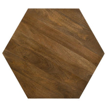 Load image into Gallery viewer, Zalika - Hexagonal Solid Mango Wood Coffee Table - Natural