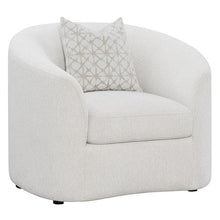 Load image into Gallery viewer, Rainn - Boucle Upholstered Sloped Arm Accent Chair - Latte