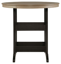 Load image into Gallery viewer, Fairen Trail - Black / Driftwood - Round Bar Table W/Umb Opt