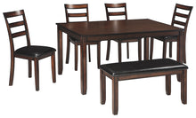 Load image into Gallery viewer, Coviar - Brown - Dining Room Table Set (Set of 6)