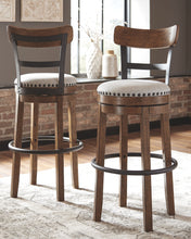 Load image into Gallery viewer, Valebeck - Tall Upholstered Swivel Barstool
