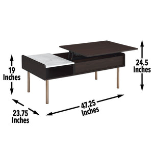 Carrie - Lift-Top Coffee Table - Brown