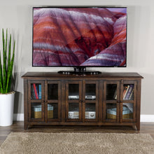 Load image into Gallery viewer, 70&quot; TV Console - Tobacco Leaf