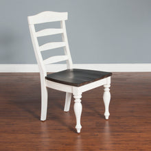 Load image into Gallery viewer, Carriage House - 41&quot; Ladderback Chair - White / Black