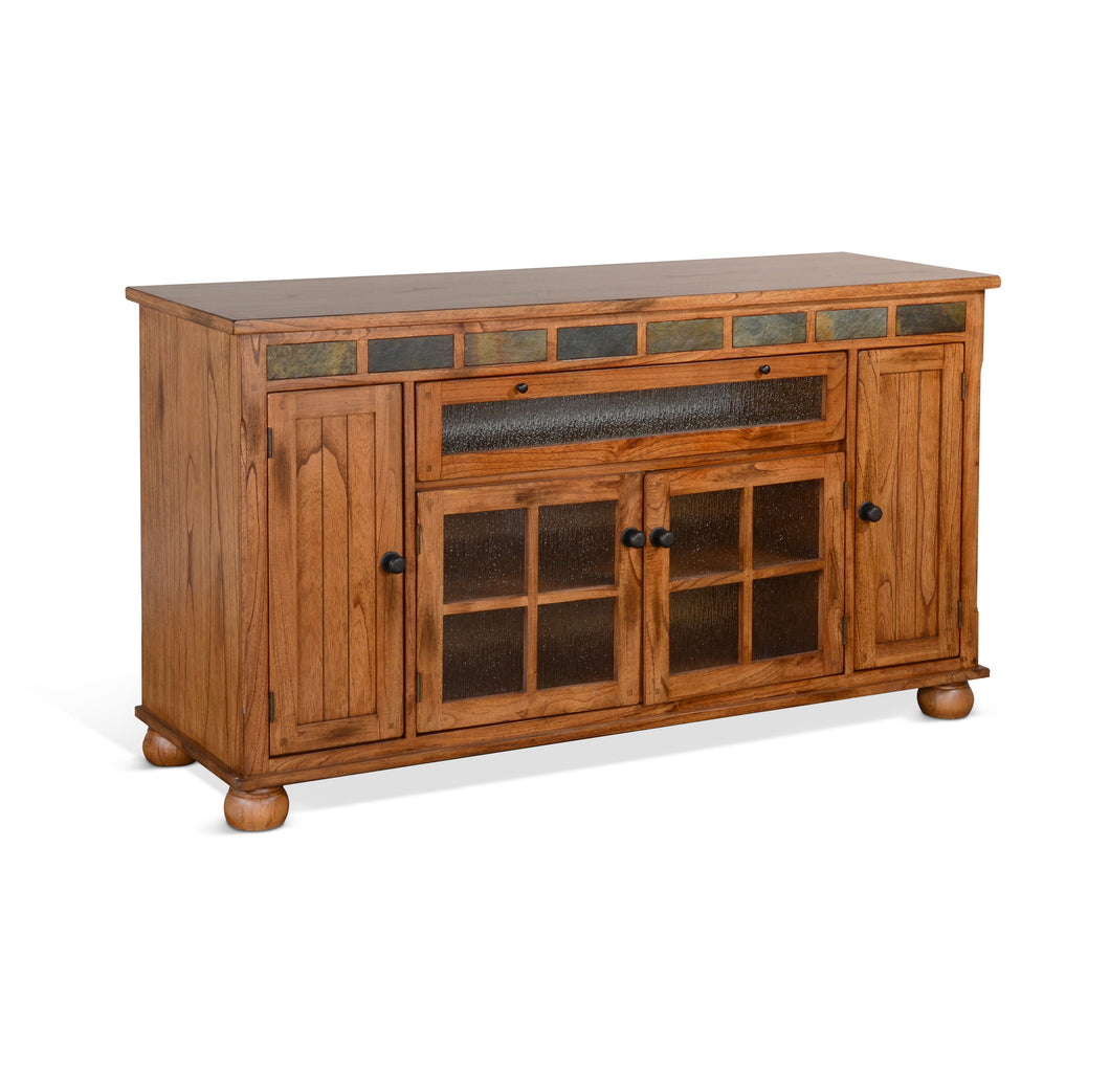 Sedona - Counter Height TV Console - Light Brown
