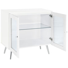 Load image into Gallery viewer, Nieta - 2 Door Engineered Wood Accent Cabinet - White High Gloss