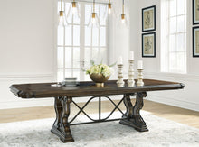 Load image into Gallery viewer, Maylee - Dark Brown - Dining Extension Table