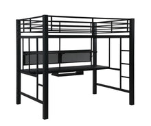 Load image into Gallery viewer, Avalon - Full Workstation Loft Bed - Black