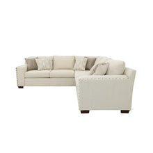 Load image into Gallery viewer, Aria - Upholstered Track Arm Sectional Sofa - Oatmeal