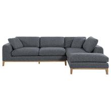 Load image into Gallery viewer, Persia - Upholstered Track Arm Sectional Sofa - Gray