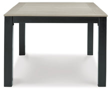 Load image into Gallery viewer, Mount Valley - Black / Driftwood - Rect Dining Table W/Umb Opt