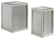 Load image into Gallery viewer, Traleena - Silver Finish - Nesting End Tables (Set of 2)