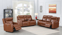 Load image into Gallery viewer, Natalia - Recliner Dual Power Coach - Dark Brown