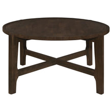 Load image into Gallery viewer, Cota - Round Solid Wood Coffee Table - Dark Brown