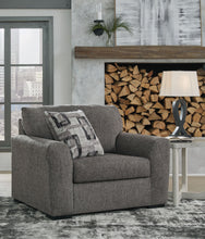 Load image into Gallery viewer, Gardiner - Pewter - 2 Pc. - Chair And A Half, Ottoman