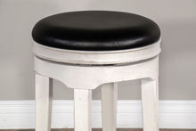 Load image into Gallery viewer, Carriage House - Swivel Stool - White / Dark Brown