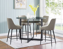 Load image into Gallery viewer, Olson - 5 Piece Counter Dining Set - Dark Gray