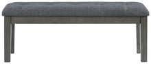 Load image into Gallery viewer, Hallanden - Black / Gray - Large UPH Dining Room Bench