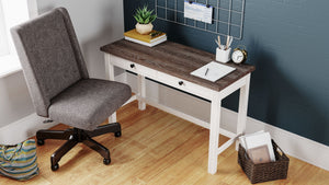 Dorrinson - Two-tone - 2 Pc. - Desk, Swivel Desk Chair