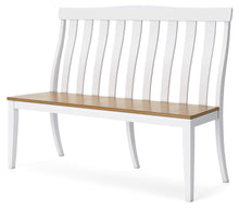 Load image into Gallery viewer, Ashbryn - White / Natural - Double Dining Chair