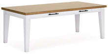 Load image into Gallery viewer, Ashbryn - White / Natural - Rectangular Dining Room Table