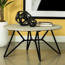 Load image into Gallery viewer, Hadi - Round Smart Top Coffee Table - Cement