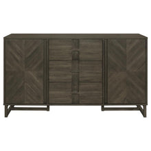 Load image into Gallery viewer, Kelly - 3-Drawer Storage Dining Sideboard Buffet - Dark Gray