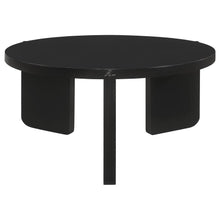 Load image into Gallery viewer, Cordova - Round Solid Wood Coffee Table - Black