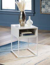 Load image into Gallery viewer, Deznee - White - Rectangular End Table