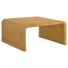 Load image into Gallery viewer, Juanita - Square Woven Rattan Coffee Table - Natural