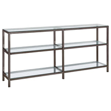 Load image into Gallery viewer, Kate - 2-Shelf Console Bookcases - Black Nickel