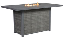 Load image into Gallery viewer, Palazzo - Gray - Rect Bar Table W/Fire Pit