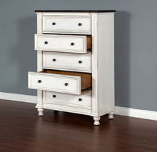 Load image into Gallery viewer, Carriage House - Chest - White / Dark Brown