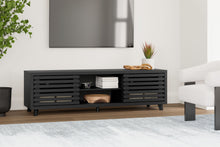 Load image into Gallery viewer, Danziar - Black - Extra Large TV Stand