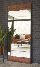 Load image into Gallery viewer, Panchali - Brown / Black - Floor Mirror
