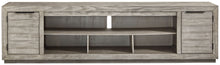 Load image into Gallery viewer, Naydell - Gray - XL TV Stand w/Fireplace Option
