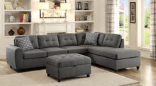 Load image into Gallery viewer, Stonenesse - Sectional Sofa With Storage Ottoman Set - Gray