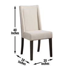 Load image into Gallery viewer, Napa - Upholstered Side Chair (Set of 2) - Dark Brown