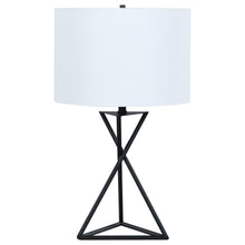 Load image into Gallery viewer, Mirio - Drum Shade Metal Bedside Table Lamp - Black