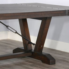 Load image into Gallery viewer, Homestead - Extension Table With Folding Leaves - Dark Brown