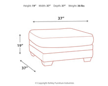 Load image into Gallery viewer, Tracling - Slate - Oversized Accent Ottoman