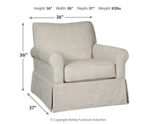 Load image into Gallery viewer, Searcy - Quartz - Swivel Glider Accent Chair