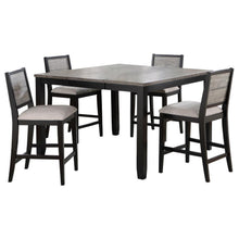 Load image into Gallery viewer, Elodie - 5 Piece Extension Leaf Counter Dining Set Black - Gray