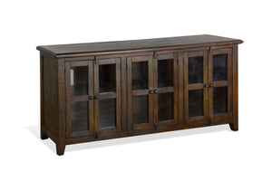 70" TV Console - Tobacco Leaf